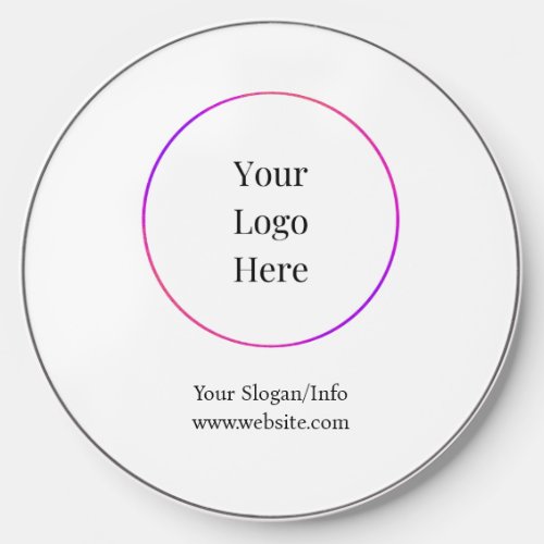 Business Logo  Modern Company Template Wireless Charger