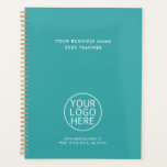 Business Logo Modern Corporate Employees 2026 Planner<br><div class="desc">Whether it is for appointments or as a business promotional clients appreciation gift, this planner is perfect to show your business in a positive light. Easily add your company logo, year, business name and address by clicking the "Personalize" button. You can also change the background color to match your corporate...</div>