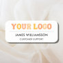 Business Logo Modern Employee Staff Magnetic Name Tag