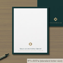 Business Logo Modern Luxury Letterhead