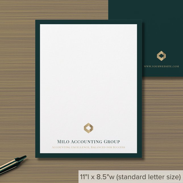 Business Logo Modern Luxury Letterhead (Creator Uploaded)