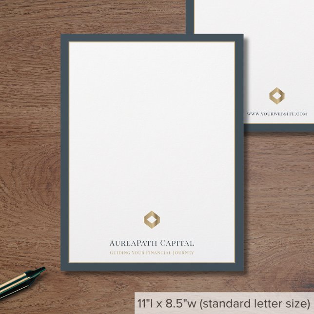 Business Logo Modern Luxury Letterhead (Creator Uploaded)