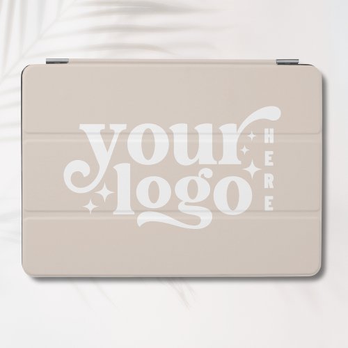 Business Logo Modern Minimal Beige Professional   iPad Air Cover