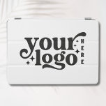 Business Logo Modern Minimal White Professional iPad Air Cover<br><div class="desc">Business Logo Modern Minimal White Professional iPad Air Cover</div>