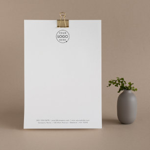 Business Logo   Modern Minimalist Clean Simple Letterhead