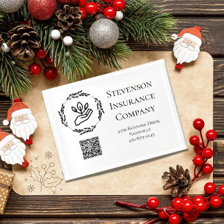 Business Logo Modern Paperweight