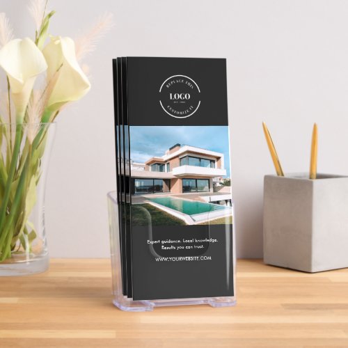 Business logo Modern Photo Real Estate Marketing Brochure