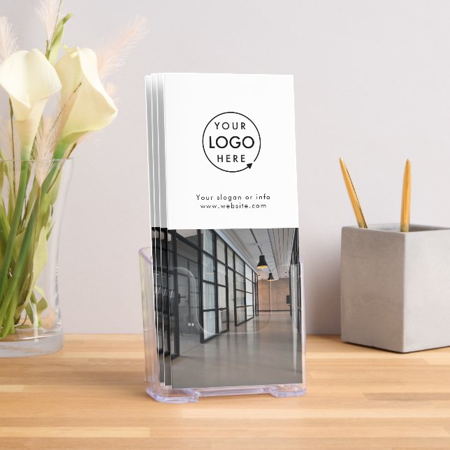 Business Logo Modern Photo Tri-fold Brochure (Insitu)