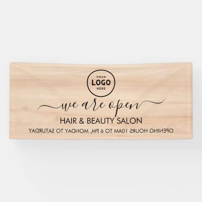 Business Logo Modern Professional 6' Banner (Horizontal)