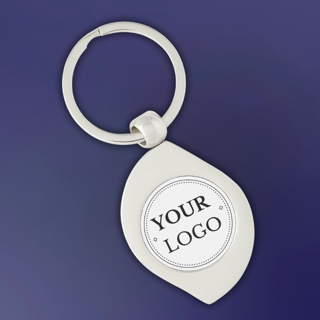 Business Logo Modern Professional Branded Keychain (Creator Uploaded)