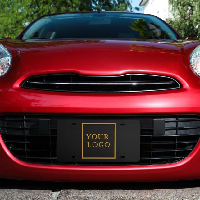 Business Logo Modern Professional Branded License Plate (Creator Uploaded)