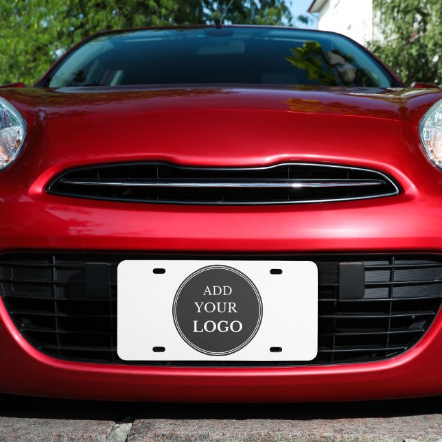 Business Logo Modern Professional Branded License Plate (Creator Uploaded)
