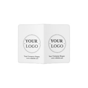 Business Logo Modern Professional Branded Passport Holder