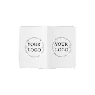 Business Logo Modern Professional Branded Passport Holder