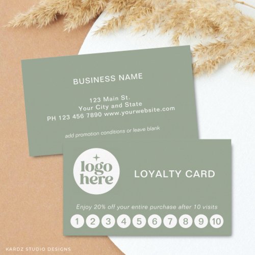 Business Logo Modern Professional Discount Card