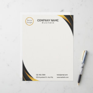 Business Logo Modern Professional Letterhead
