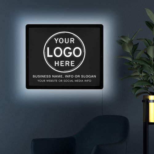 Business Logo Modern Professional Promotional LED Sign