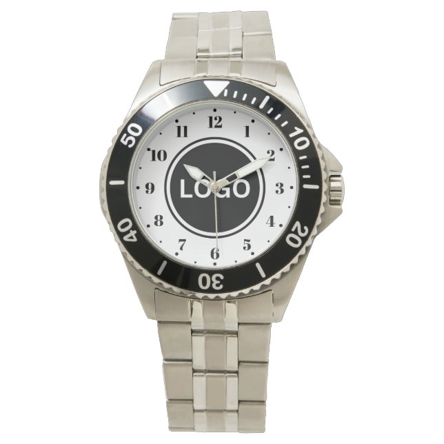 Business Logo Modern Simple Elegant Watch (Front)