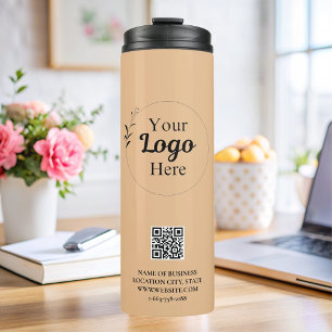 Business Logo modern Thermal Tumbler