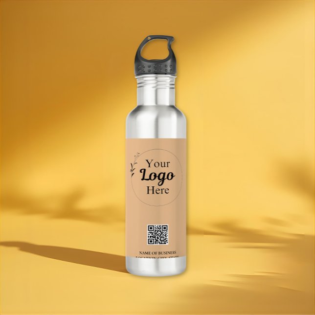 Business Logo modern  Thermal Tumbler Stainless Steel Water Bottle (Creator Uploaded)