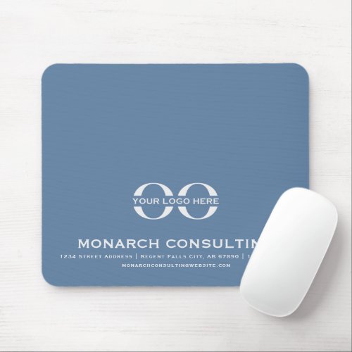 Business Logo Mousepad with Contact Information