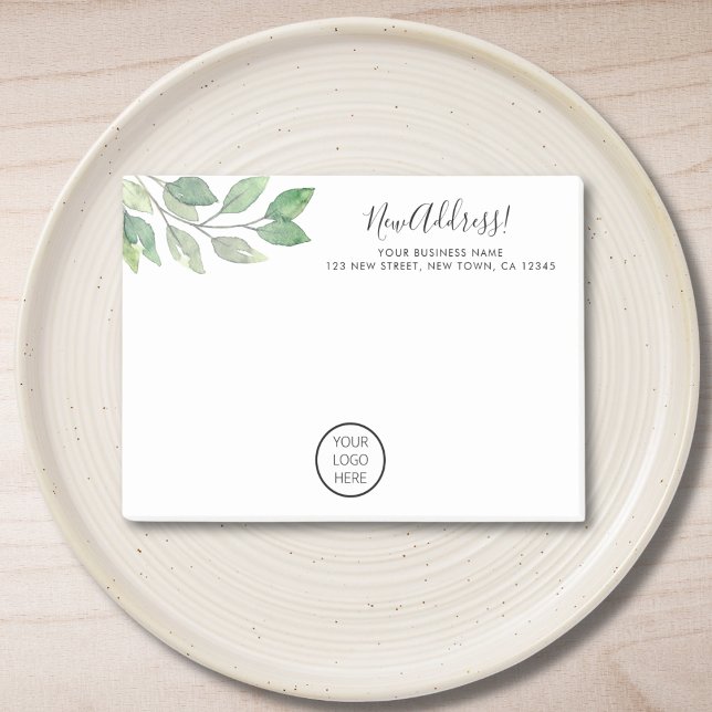 Business Logo Moving Announcement Post-it Notes (Creator Uploaded)