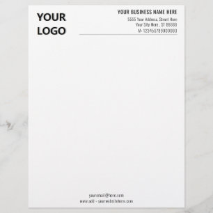 Business Logo Name Address Professional Letterhead