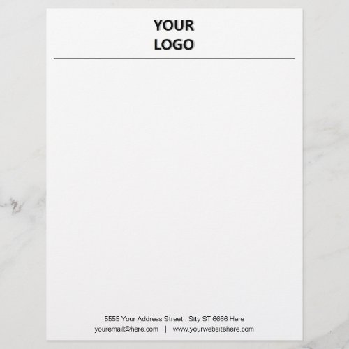 Business Logo Name Address Text Info Letterhead