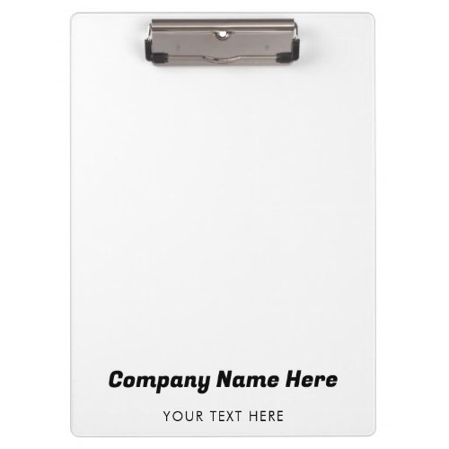 Business Logo Name Company Promotional Corporate Clipboard