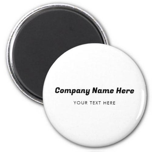 Business Logo Name Company Promotional Corporate Magnet