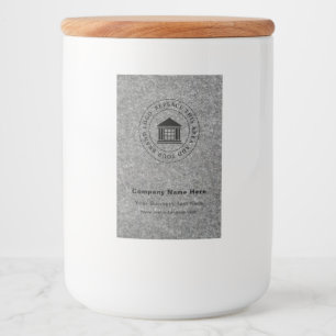 Business Logo   Name   Custom Food Container Label