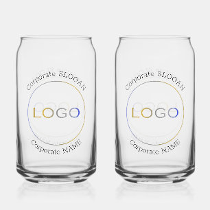 Business Logo Name Slogan Elegant Simple Couple Can Glass