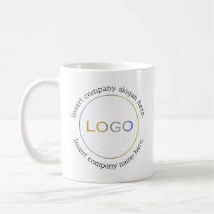 Business Logo Name Slogan Minimalist Professional Coffee Mug