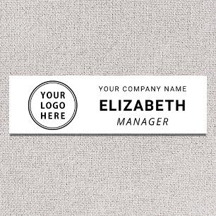 Business Logo Name Tag