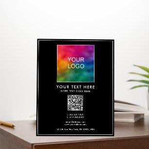 Business Logo Name Text Clean Design Template Foam Board