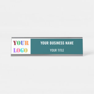 Business Logo Name Title Office Name Plate Example