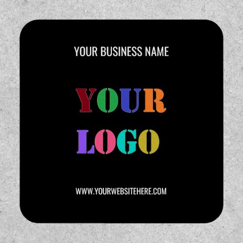 Business Logo Name Website Color Promotional Patch