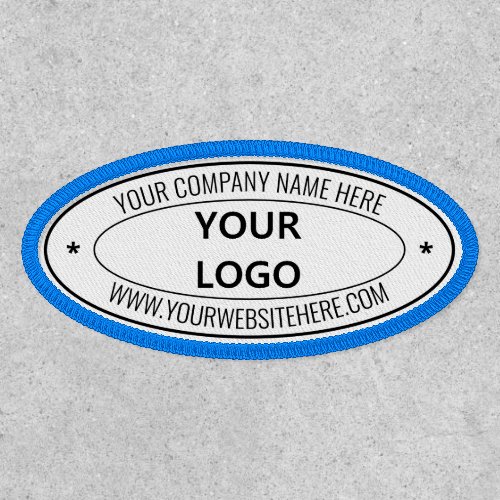 Business Logo Name Website Promotional Patch Stamp