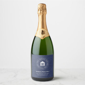 Business Logo | Name | Website Sparkling Wine Label