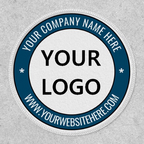 Business Logo Name Website Stamp Patch Your Colors