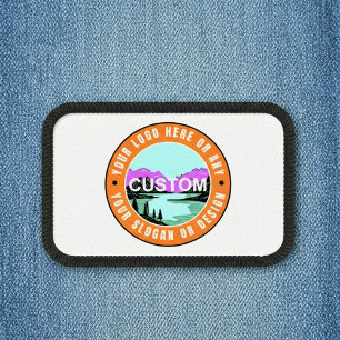Business Logo (No Minimum) Simple Rectangle  Patch