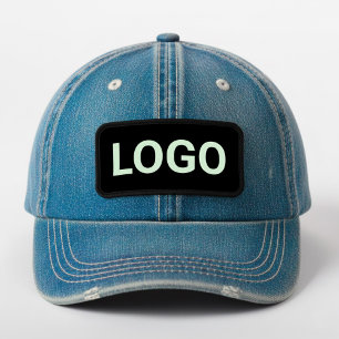 Business Logo On a Minimalist Simple Black Patch