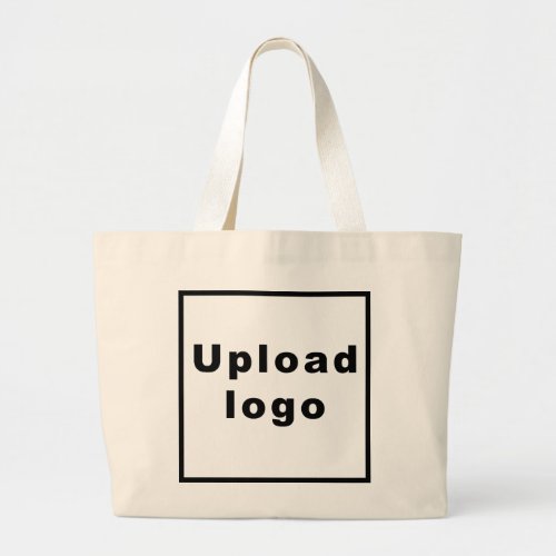 Business Logo on Jumbo Tote Bag