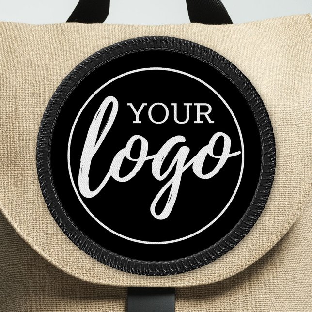 Business Logo Only with Black background Patch (Custom Logo Patch)