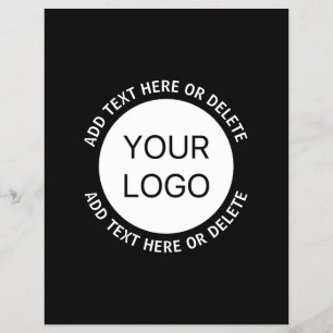 Business Logo or Any Image & Editable Text Flyer