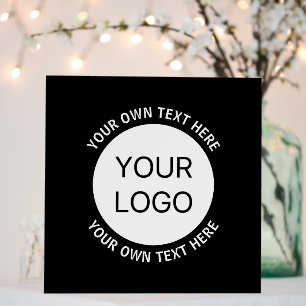 Business Logo or Any Image & Editable Text Foam Board