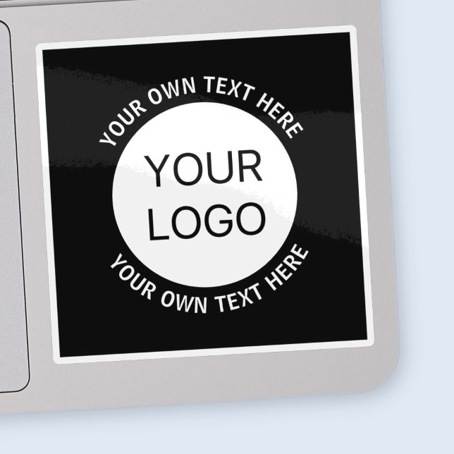 Business Logo or Any Image & Editable Text Sticker (Creator Uploaded)