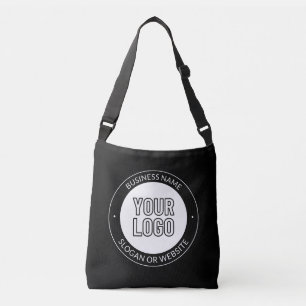 Business Logo or Design & Editable Text Template Crossbody Bag