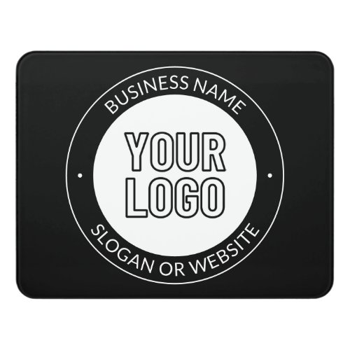 Business Logo or Design  Editable Text Template Door Sign