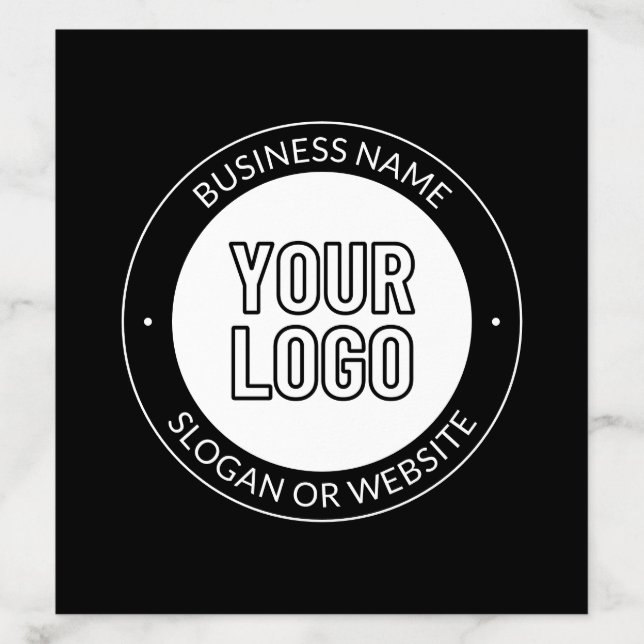 Business Logo or Design & Editable Text Template Envelope Liner (Design)